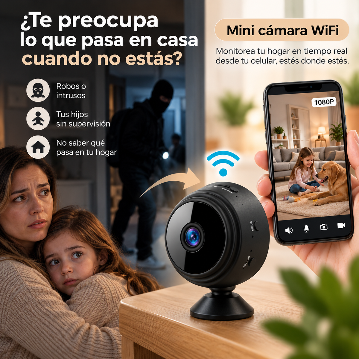 Mini Camara Espia De Seguridad