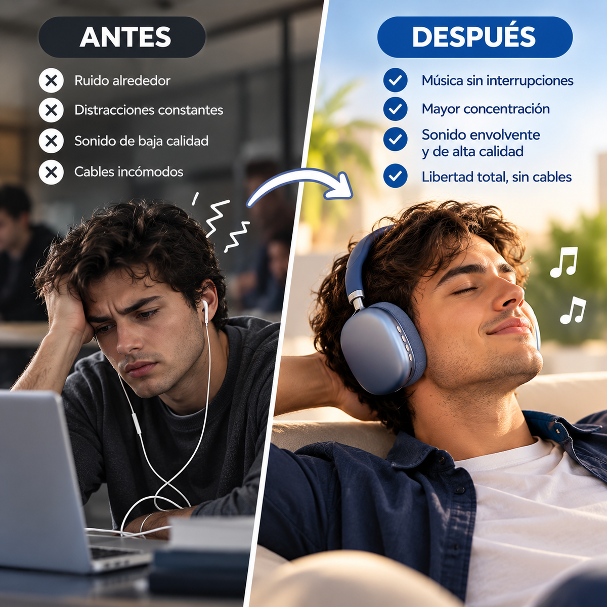 Audifonos Bluetooth P9